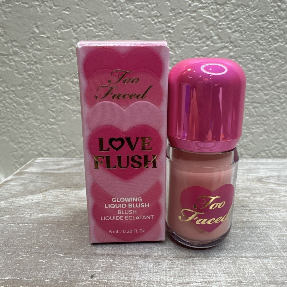 $15 🌙 Too Faced Love Flush Glowing Liquid Blush, Love Letter NEW